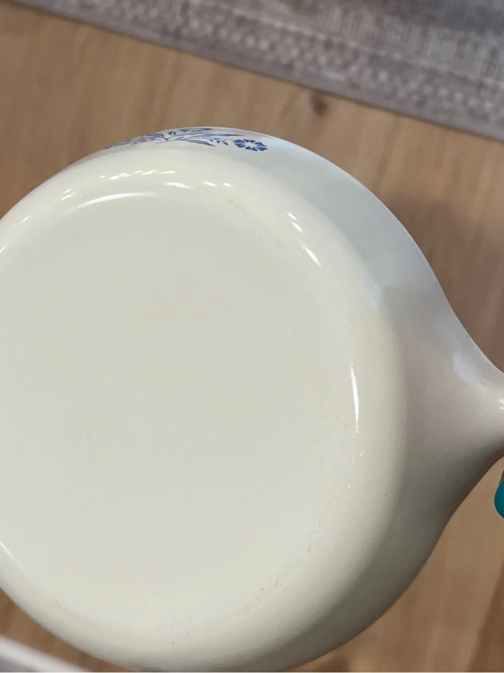 Vintage Corning Ware Blue Cornflower Individual Skillet Au Gratin Dish